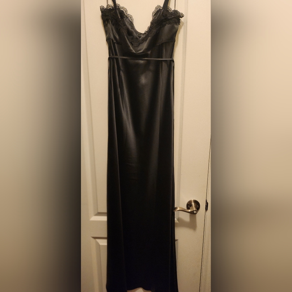 Reformation Nottingham Dress In Black - Picture 4 of 7